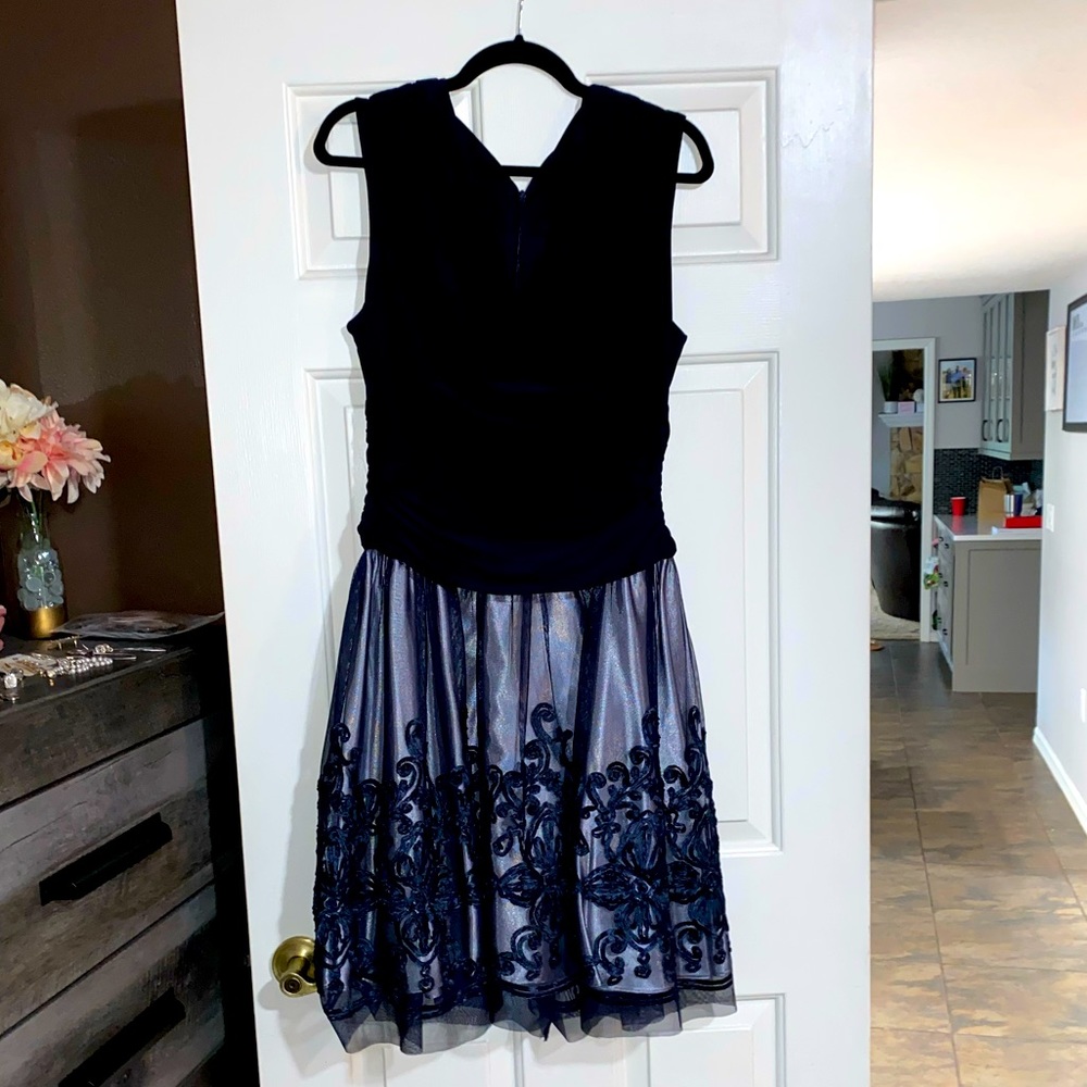 Navy blue dress